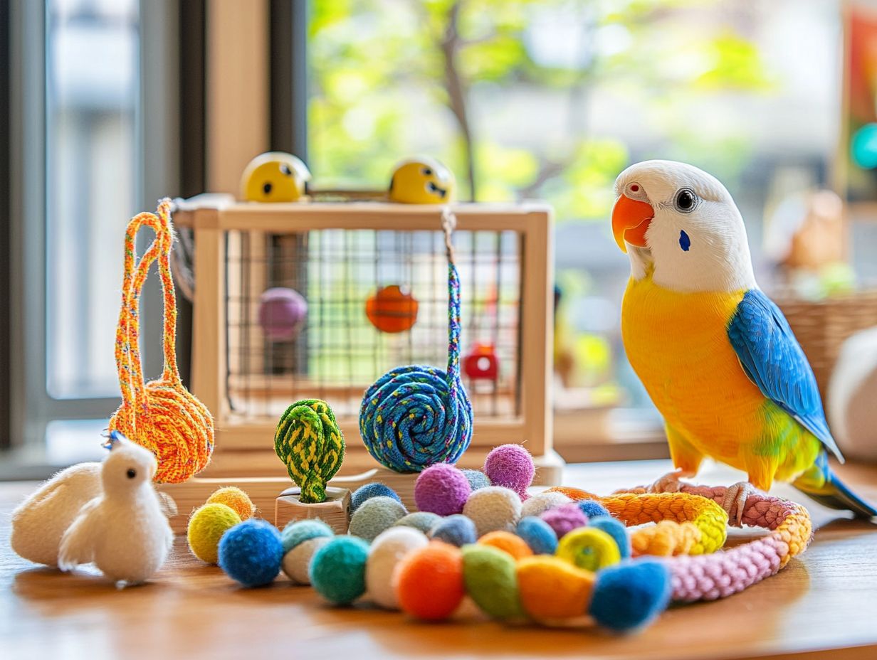 How to Introduce New Toys to Your Bird