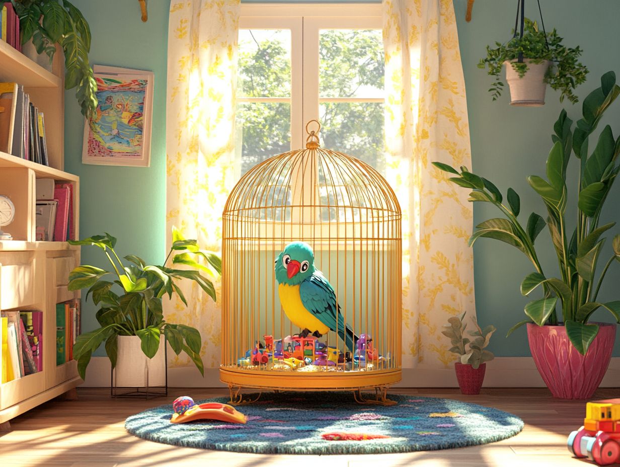 Explore our top tips to create a joyful home for your feathered friend!