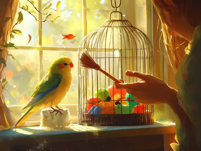 How to Maintain a Clean Bird Cage