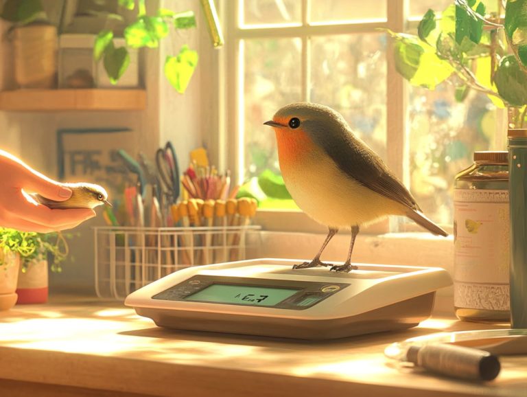 How to Monitor Your Bird’s Weight