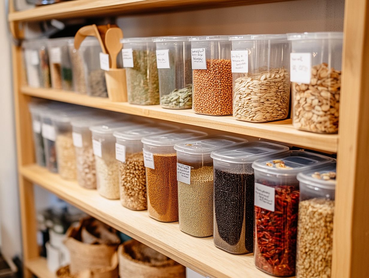 Storing Dry Bird Food