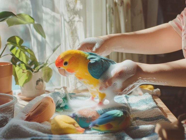 How to Safely Clean Bird Toys and Accessories