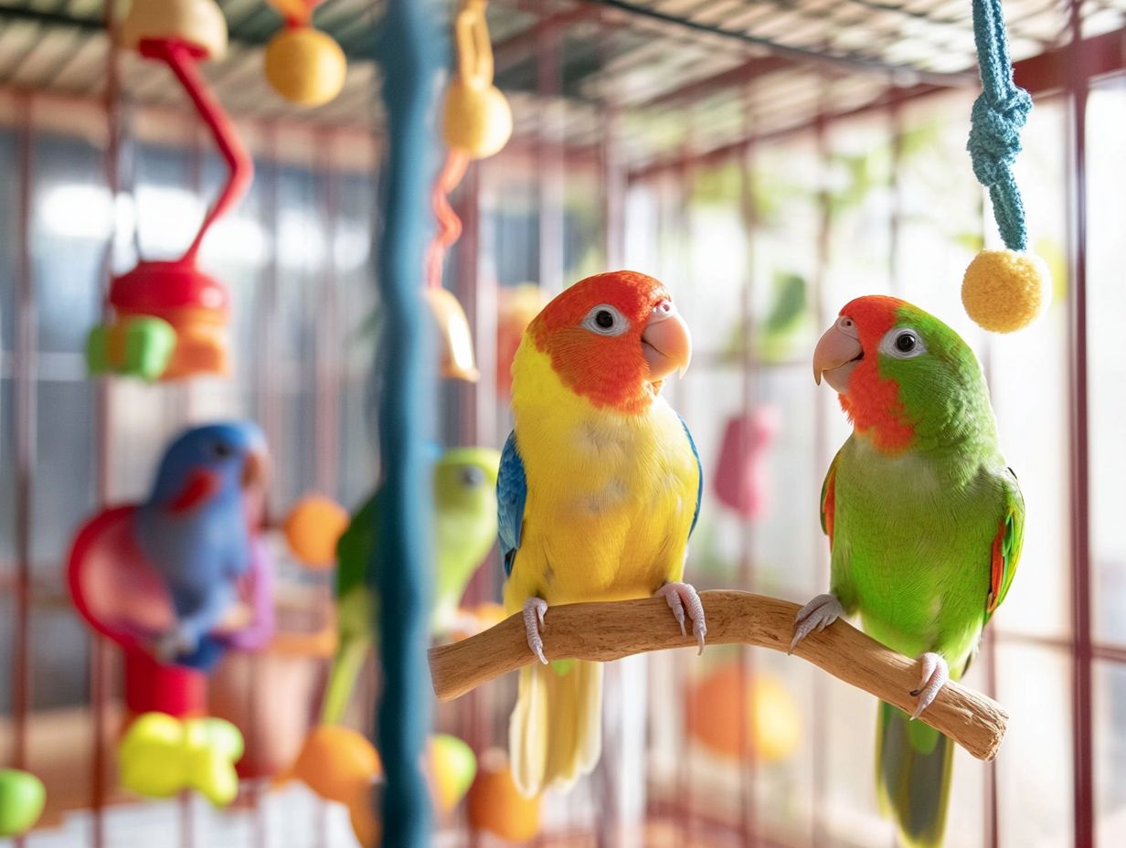 Can I use the same bird toys for all of my birds?