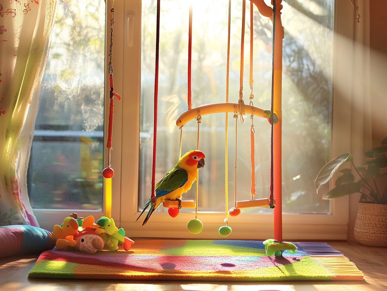 Setting Up Your Bird's Play Gym