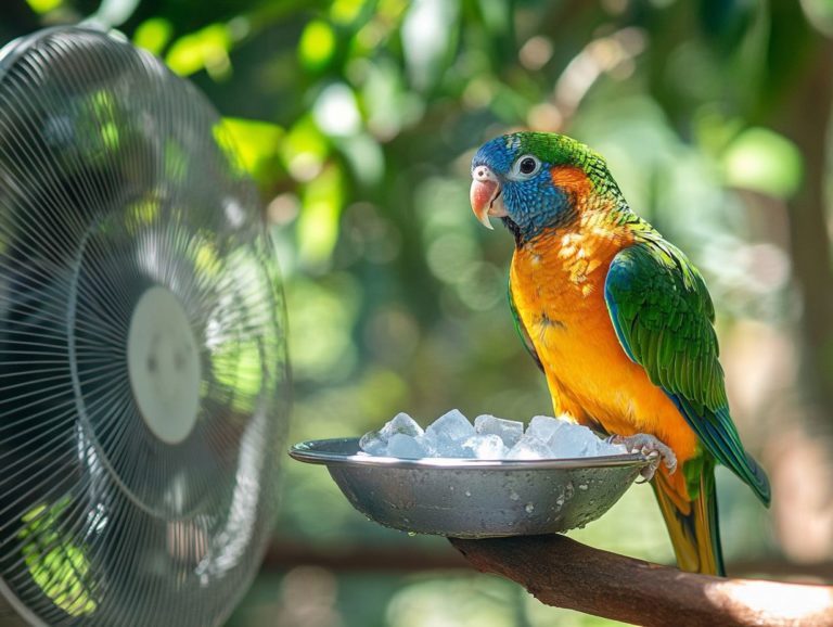 How to Support Your Bird During Hot Weather