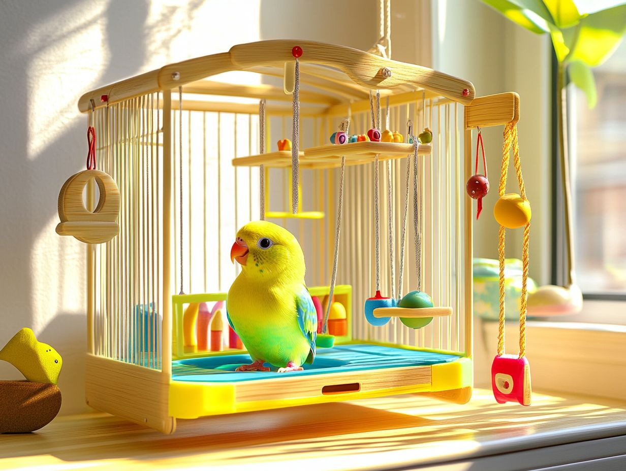 Perches, Toys, and Other Essentials