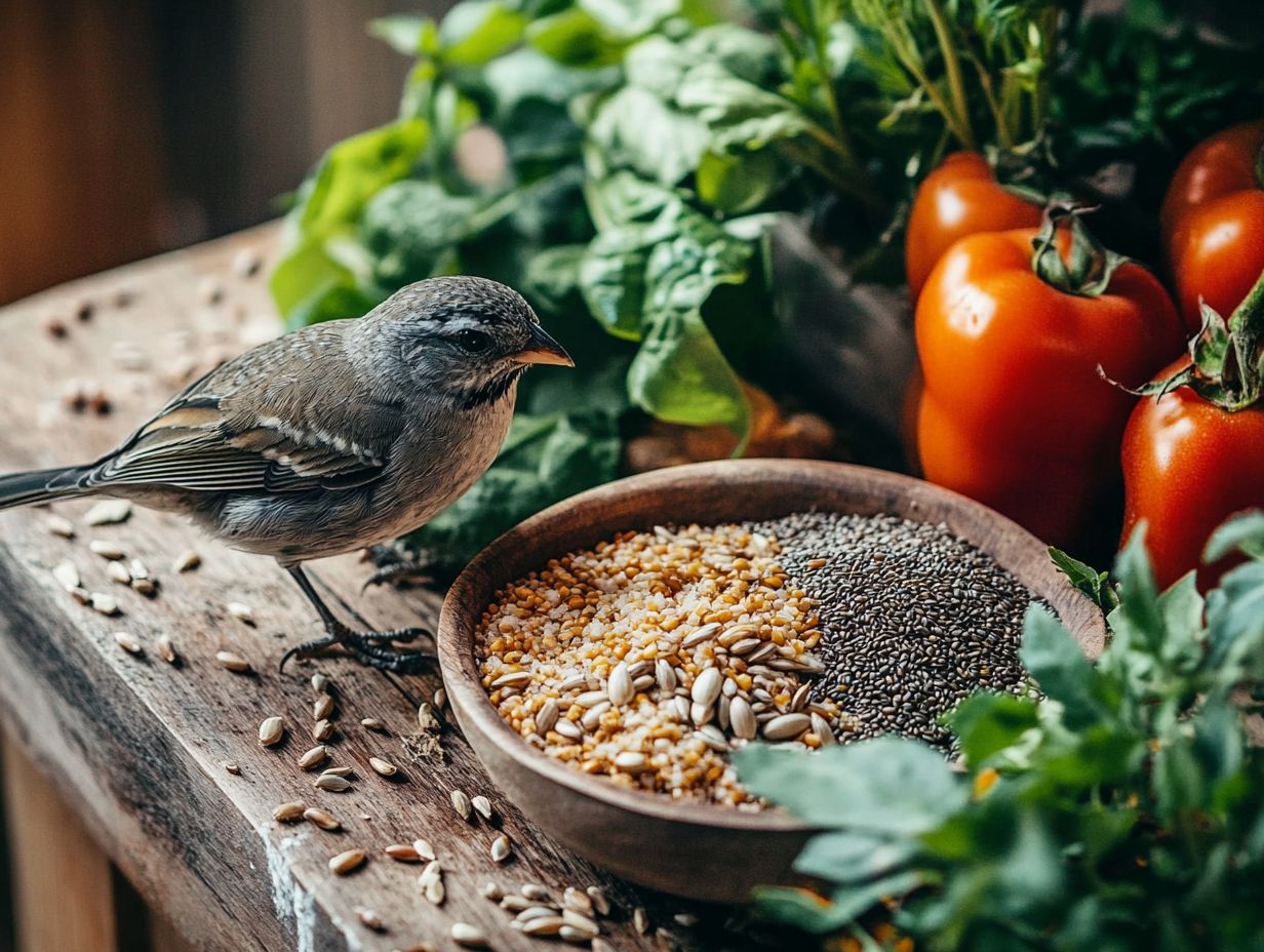 Birds that benefit from a high-fiber diet