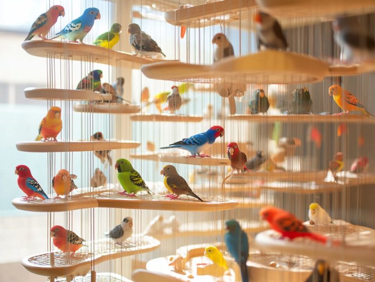 The Benefits of a Multi-Level Bird Cage