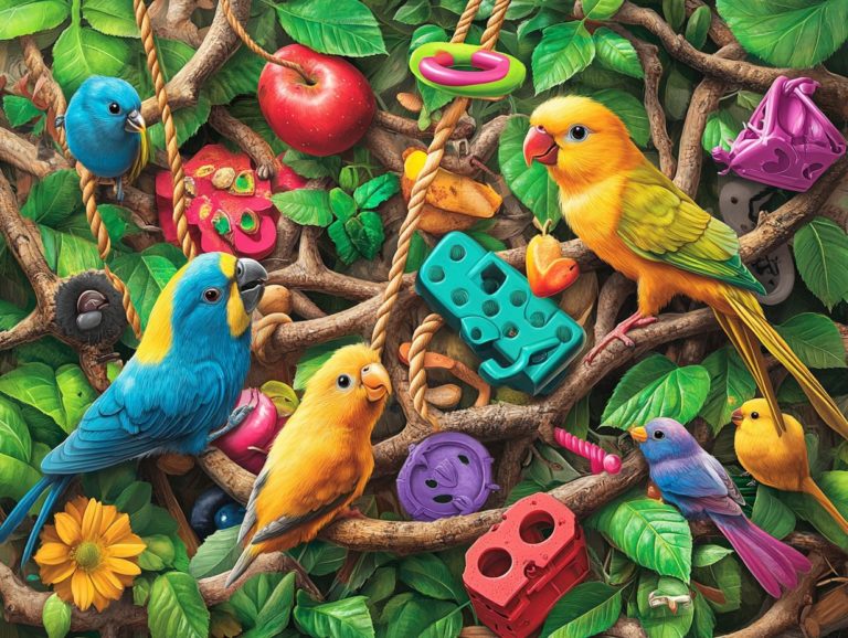 The Best Types of Toys for Social Birds