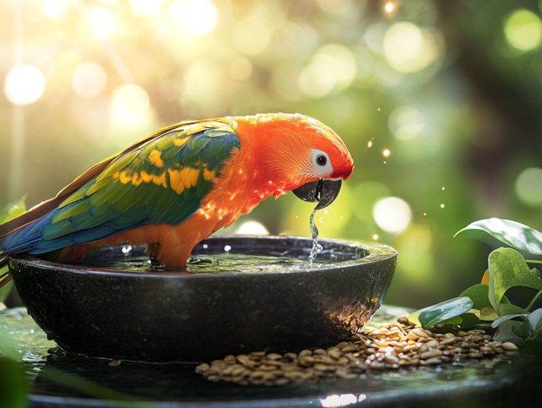 The Importance of Hydration for Pet Birds