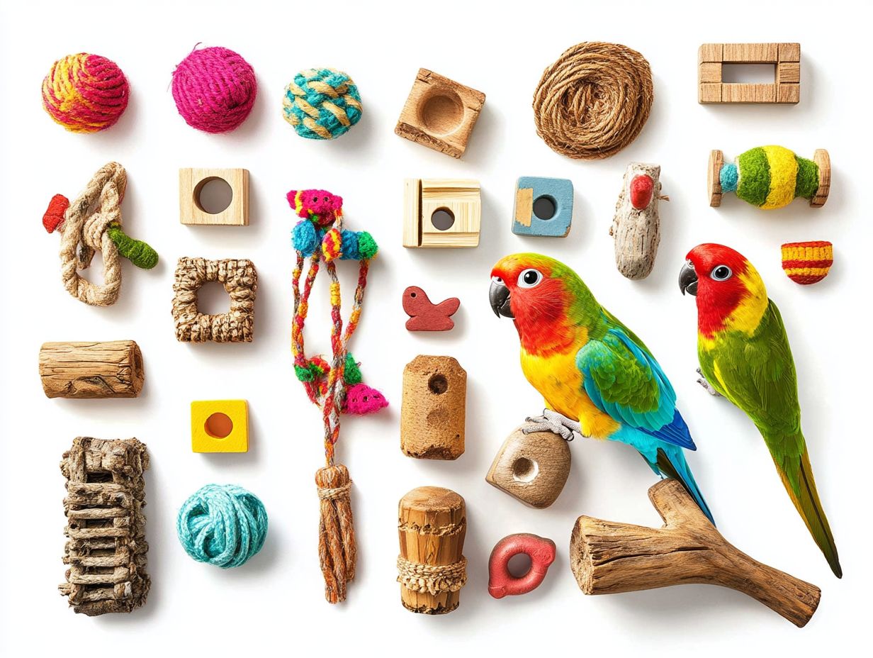 What are the top 10 bird toys for different species?