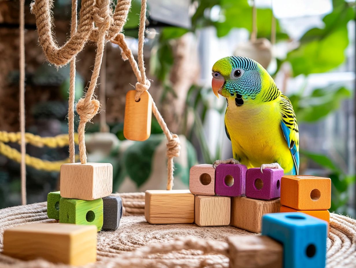 6. Preening Toys for Lovebirds