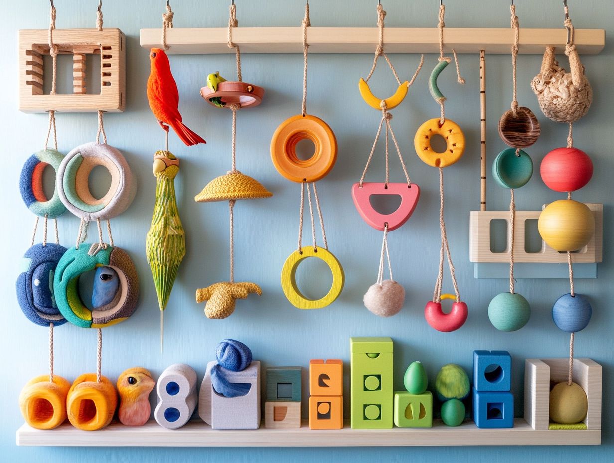 An overview of the best bird toys for learning and play