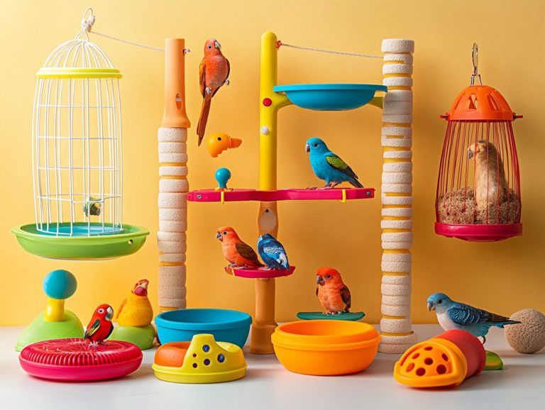 Top 10 Must-Have Accessories for Pet Birds