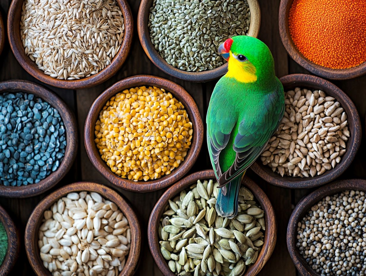 What are the top 10 nutritious seeds for my pet bird?