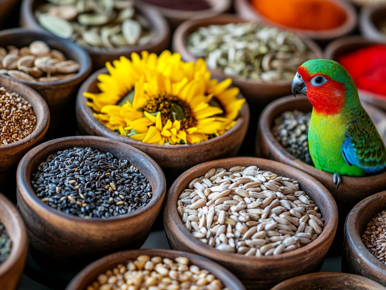 Infographic on Seeds to Avoid for Pet Birds for Healthy Diet