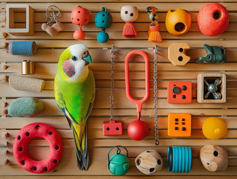 Top 10 Toys for Preventing Boredom in Birds