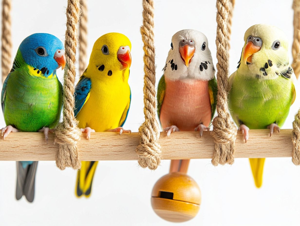 Colorful and Chewable Toys for birds