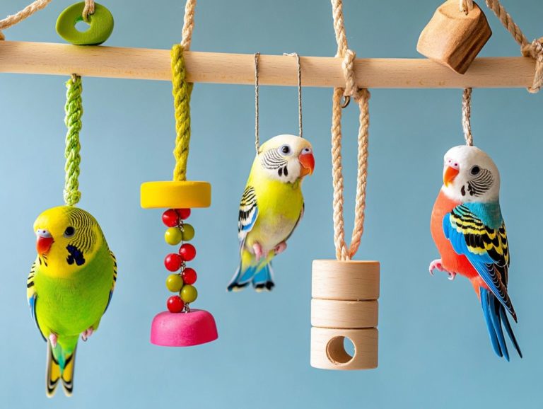 Top 5 Bird Toys for Playful Budgies