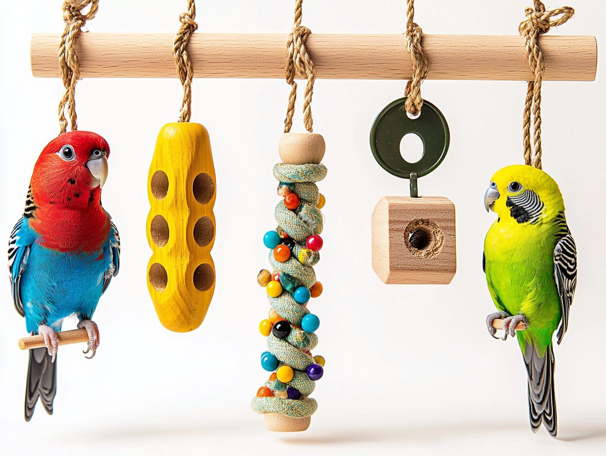 What Are the Safety Considerations When Choosing Toys for Budgies?