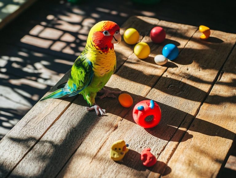 Understanding Bird Behavior with Toys