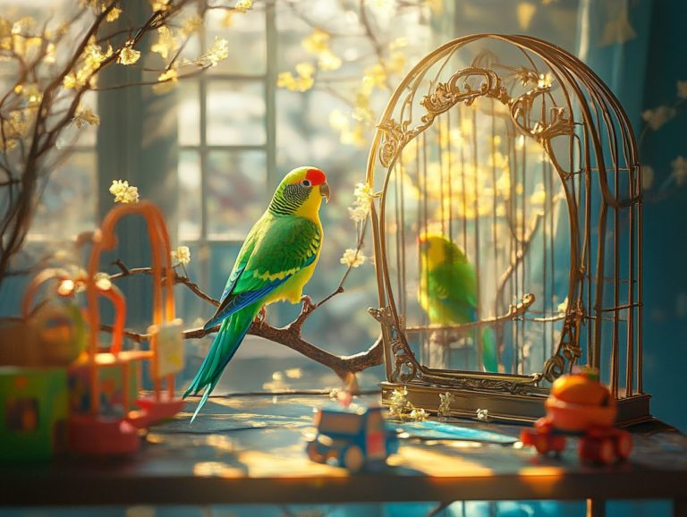 Understanding the Use of Mirrors in Bird Cages