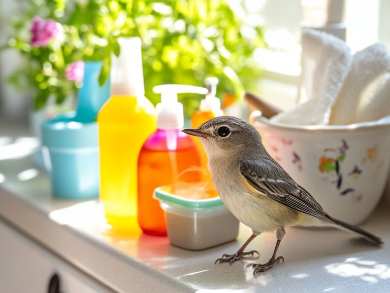 What Are Bird-Safe Cleaning Products?