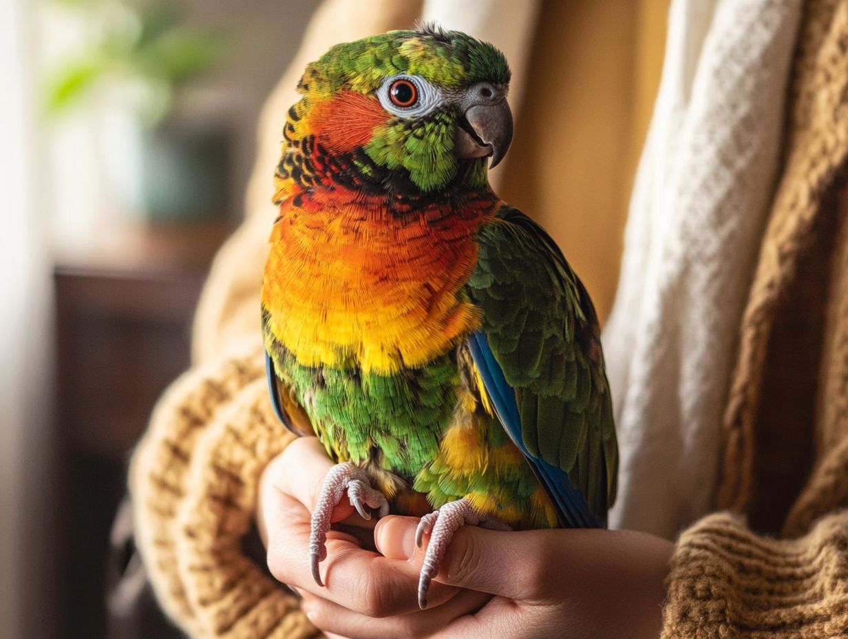 Signs of feather loss in birds